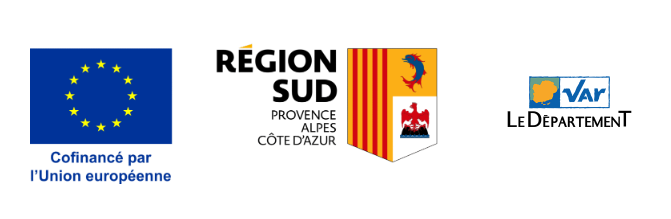 logo europe, région et département du var